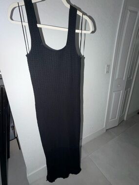 House of Harlow 1960 Black Knit Maxi Dress